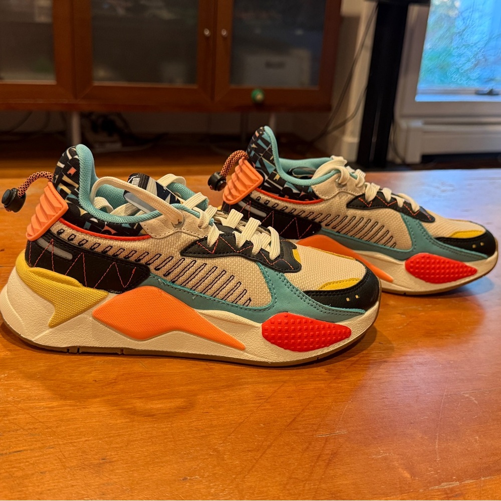 Puma RS-X HC Multicolor Running Teal Orange Yellow Retro 80s